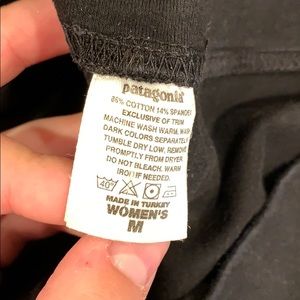 Patagonia black flare leggings